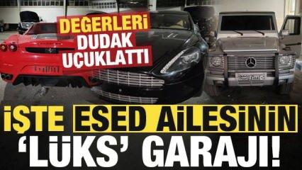 İşte Esed ailesinin 'lüks' garajı! Araçların değerleri dudak uçuklattı...