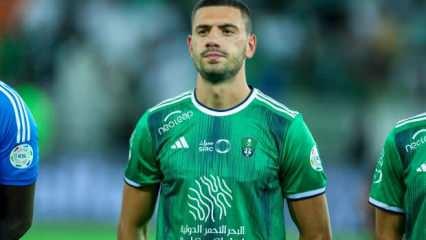 Merih Demiral'dan Arabistan'ı sallayan faul! Kırmızı kart çıktı