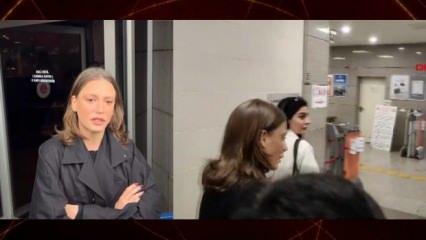Oyuncu Serenay Sarıkaya  çağlayan adliyesinde ifade verdi