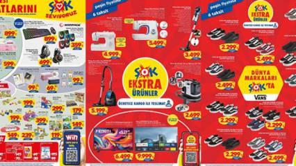 ŞOK Aktüel 18-21 Ocak Kataloğu! Şarjlı süpürge, Dikiş makinesi, Gaming kulaklık...