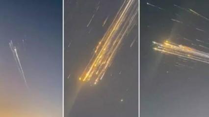 Spacex roketinin parçaları uçakların üzerine yağdı! Havada büyük panik