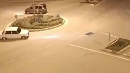 Antalya'da drift atan sürücüye ceza yağdı!