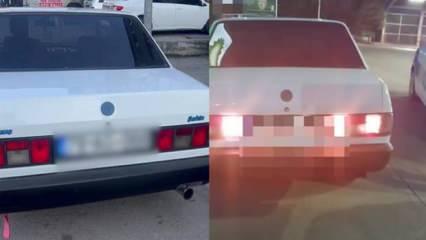 Bu görüntünün bedeli hem cebini hem de aracını yaktı 