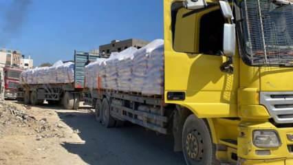 Gazze ateşkesinde dördüncü gün...808 insani yardım tırı giriş yaptı!
