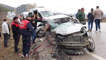 Isparta’da feci kaza: 1 ölü, 3 ağır yaralı