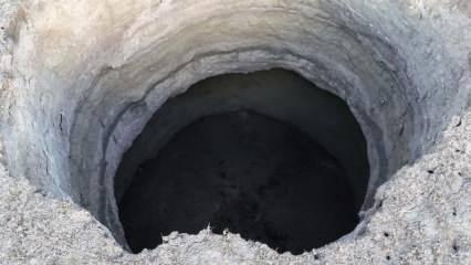 Konya'da 30 metre derinliğinde yeni obruk oluştu
