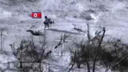 Kuzey Koreli asker Ukrayna dronuna karşı!