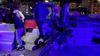 Mersin’de kaza yapan sürücünün kopan parmağını aradılar