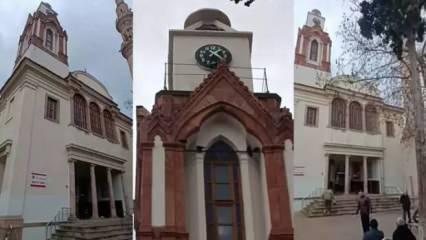 Saatli Cami'nin bozuk saati, 18 yıl sonra onarıldı!
