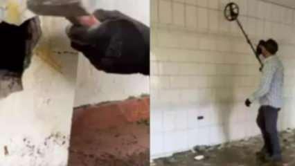 Terk edilmiş harabe yerde gizli hazine bulundu
