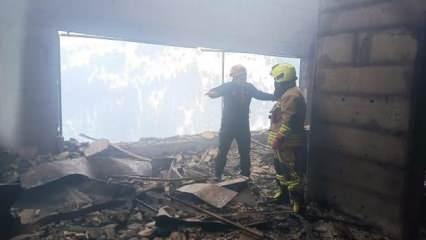Kartalkaya'da yanan otelde arama kurtarma çalışmaları tamamlandı