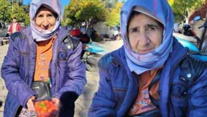 67 yaşında çalışmaktan vazgeçmiyor, paketini 70 liradan satıyor