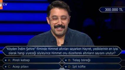 Milyoner'de 300 bin TL'lik Yeşilçam sorusu! Yarışmacı bilemedi, yarışmadan çekildi