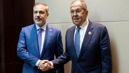 Bakan Fidan, Rus mevkidaşı Lavrov ile görüştü