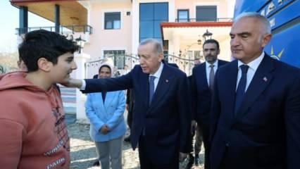 Cumhurbaşkanı Erdoğan'dan İbradı'ya ziyaret