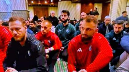 Erzurumsporlu oyuncular Miraç kandili programına katıldı