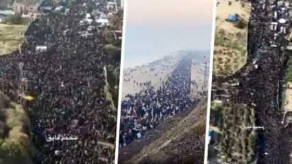 Gazze’de insan seli! Akın akın geliyorlar... İsrail bunu da beklemiyordu