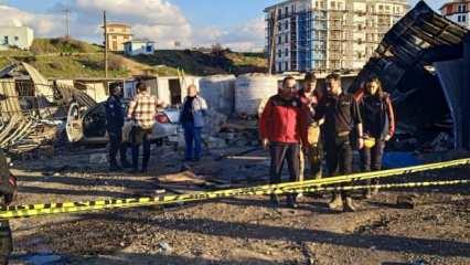 İnşaatta ısıtma kazanı patladı: 1 ölü, 10 yaralı