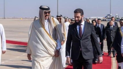  Katar Emiri Al Thani, Suriye'yi ziyaret eden ilk lider oldu
