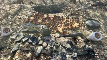PKK'ya ait gömülü silah ve mühimmat ele geçirildi