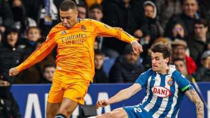 Real Madrid'e Espanyol darbesi!
