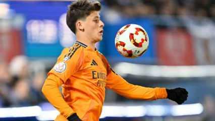 Bu kez hedef Ancelotti değil! Arda G&uuml;ler, Real Madrid'de bir ilki yaşadı