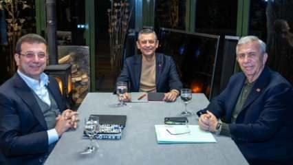 CHP Genel Başkanı Özel, Yavaş ve İmamoğlu ile görüştü