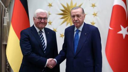 Almanya Cumhurbaşkanı Ankara'da! Cumhurbaşkanı Erdoğan: Gazze'de ateşkes korunmalı