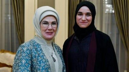 Emine Erdoğan, Suriye Cumhurbaşkanı Ahmed Şara'nın hanımı Latife El Durubi'yi ağırladı