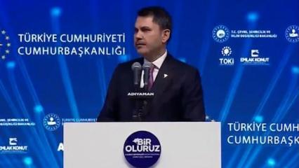 Murat Kurum, Erdoğan'dan aldığı talimatı ilk kez açıkladı