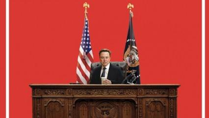 Time dergisi, ABD başkanlık koltuğuna Elon Musk'ı oturttu! Trump'tan olay yanıt