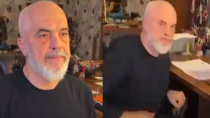 Edi Rama canlı yayında küfredip masa yumrukladı