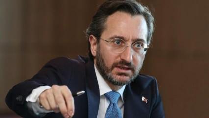 Altun'dan, Erdoğan'ı hedef gösteren The Economist'e tepki