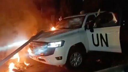 Beyrut'ta BM komutanına saldırı!