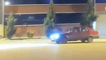Cadde ortasında drift attı, cezası ağır oldu
