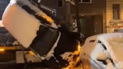 Çekici çağırdı, pişman oldu