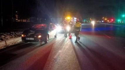 Çorum'da feci kaza: Otomobilin çarptığı yaya öldü