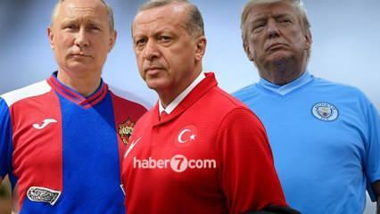 Dünya liderleri transfer oldu! İşte futbolcu olsalardı oynayacakları takımlar...