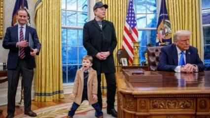 Elon Musk'ın oğlundan Trump'a: Sen başkan değilsin!
