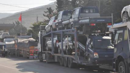 Esed çöktü, Suriye'ye sıfır ve ikinci el araç sevkiyatı rekor kırdı