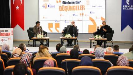 Esenler'de gazeteciler 'terör sorunu'nu ele aldı