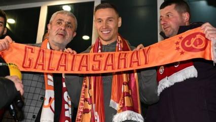 Galatasaray'ın yeni transferi Frankowski İstanbul'a geldi