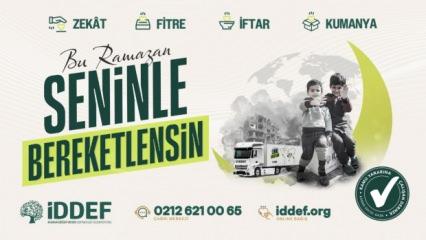 İDDEF, Ramazan’da 56 ülkede ‘Seninle Bereketlensin’ diyecek