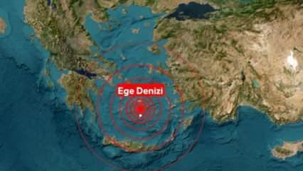 Ege'de deprem! İzmir de sallandı!