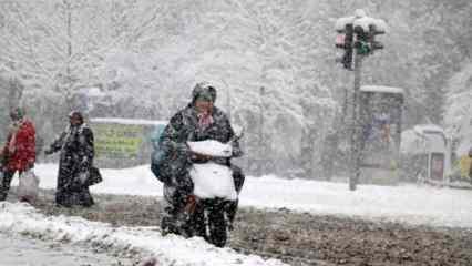 Meteoroloji'den 6 il için kuvvetli kar uyarısı