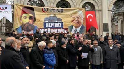 Milli Tarih Platformu Üyeleri 2. Abdülhamid’i unutmadı