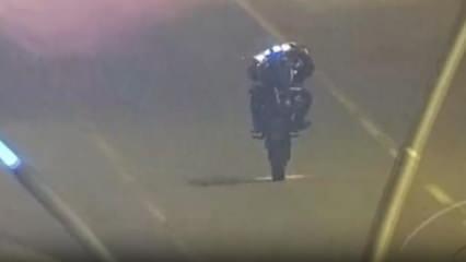 Motosikletle akrobatik hareketler yapan kişiye büyük ceza