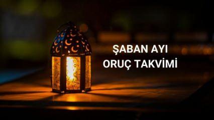 Şaban ayının sünnet oruçları: Eyyamı Biyd orucu tarihleri (Şaban ayının 13, 14, 15. günü)