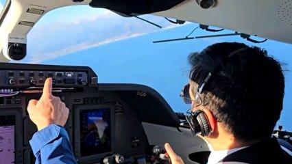 Selçuk Bayraktar pilot oldu, Piaggio fabrikasına indi! İtalya semalarında tarihi anlar