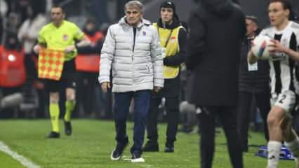 Şenol Güneş, Beşiktaşlıların gönlünü fethetti! Trabzonspor'un golüne sevinmedi